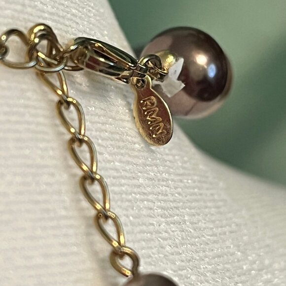 Brown Beaded Necklace - Picture 3 of 3